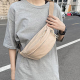 Bolsa de cintura bege valor por defeito título