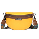 Bolsa de cintura boémia mulher amarelo