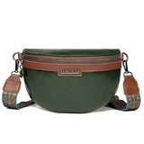 Bolsa de cintura boémia mulher verde