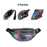 Bolsa de cintura brilhante