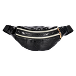 Bolsa de cintura brilhante preto