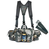 Bolsa de cintura de caminhada cinzento