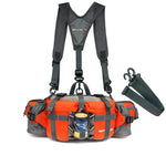 Bolsa de cintura de caminhada laranja
