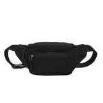 Bolsa de cintura com bolso oculto preto