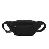 Bolsa de cintura com bolso oculto preto