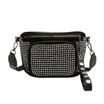 Bolsa de cintura com strass