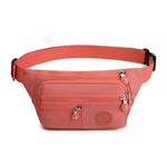 Bolsa de cintura com vários bolsos laranja