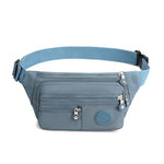 Bolsa de cintura com vários bolsos verde