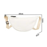 Bolsa de cintura compacta para mulher