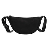 Bolsa de cintura compacta para mulher preto