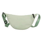 Bolsa de cintura compacta para mulher verde claro
