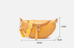 Bolsa de cintura de couro de crocodilo