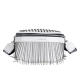Bolsa de cintura de couro mulher branco