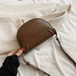 Bolsa de cintura de couro para mulher