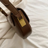 Bolsa de cintura de couro para mulher