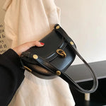 Bolsa de cintura de couro para mulher