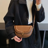 Bolsa de cintura de couro para mulher