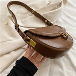 Bolsa de cintura de couro para mulher