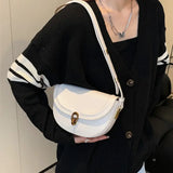 Bolsa de cintura de couro para mulher