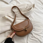 Bolsa de cintura de couro para mulher