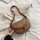 Bolsa de cintura de couro para mulher