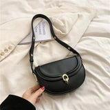 Bolsa de cintura de couro para mulher
