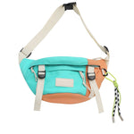Bolsa de cintura design moderno turquesa