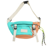 Bolsa de cintura design moderno turquesa