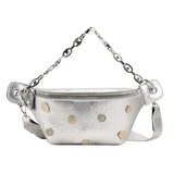 Bolsa de cintura design original prata