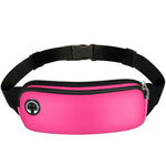 Bolsa de cintura desportiva rosa