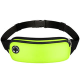 Bolsa de cintura desportiva verde-maçã