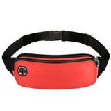 Bolsa de cintura desportiva vermelho