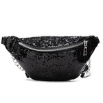 Bolsa de cintura disco preto