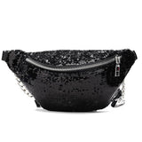 Bolsa de cintura disco preto