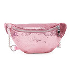 Bolsa de cintura disco rosa