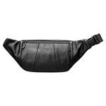 Bolsa de cintura em couro para homem castanho escuro