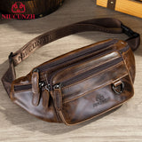 Bolsa de cintura em couro pu