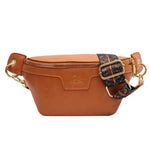 Bolsa de cintura em couro vegetal