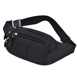 Bolsa de cintura em tecido preto