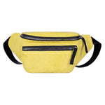 Bolsa de cintura estilo clássico amarelo