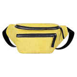 Bolsa de cintura estilo clássico amarelo