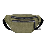Bolsa de cintura estilo clássico verde