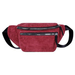 Bolsa de cintura estilo clássico vermelho