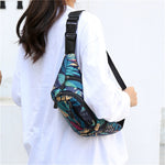 Bolsa de cintura estilo floral