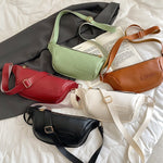 Bolsa de cintura feminina com bolso grande