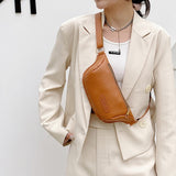 Bolsa de cintura feminina com bolso grande
