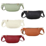 Bolsa de cintura feminina com bolso grande