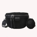 Bolsa de cintura feminina design artístico