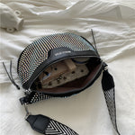 Bolsa de cintura feminina design artístico