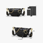 Bolsa de cintura feminina luxuosa valor por defeito título